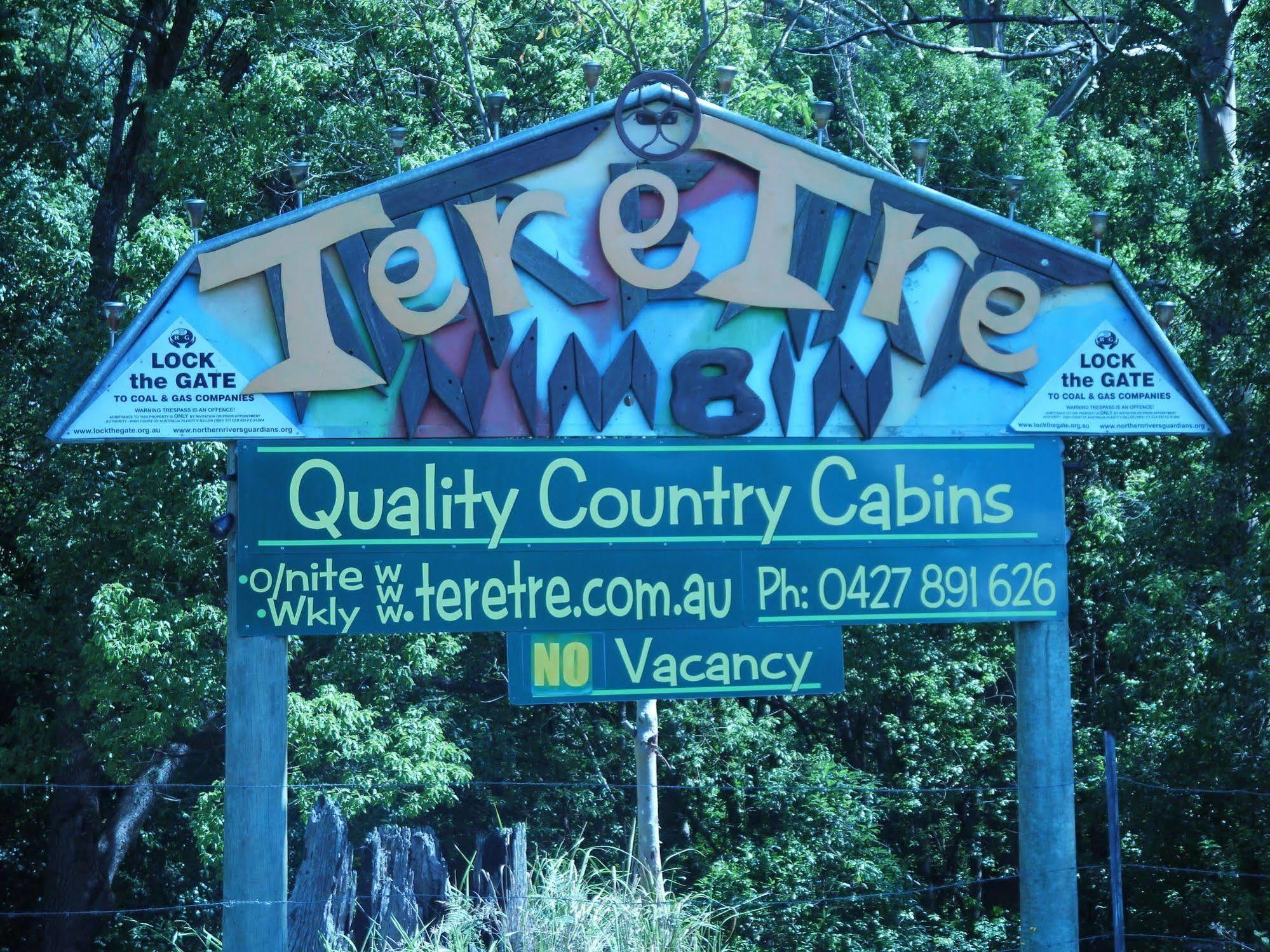 Teretre Cabins Nimbin Vila Exterior foto